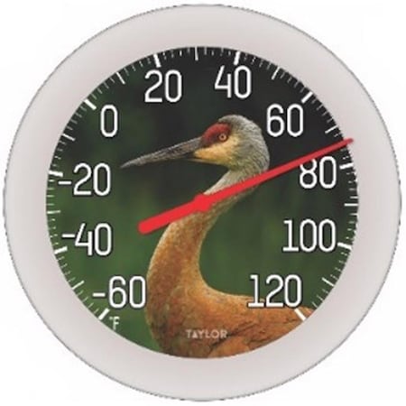 Taylor Taylor Crane Dial Thermometer Plastic Multicolored 8.5 in. 5307063